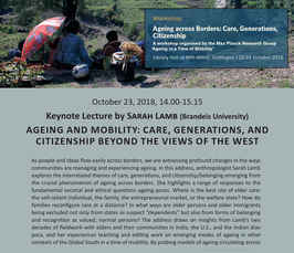"Ageing and Mobility: Care, Generations, and Citizenship beyond the Views of the West"