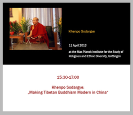 "Making Tibetan Buddhism Modern in China"