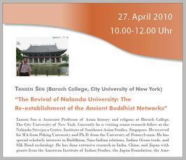 "The Revival of Nalanda University: The Re-establishment of the Ancient Buddhist Networks"