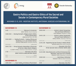 "Gastro-Politics and Gastro-Ethics of the Sacred and Secular in Contemporary Plural Societies"
