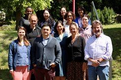 Workshop participants (from left to right, bottom to top): Mira Burmeister-Rudolph (bottom left), Ángel A. Escamilla Garcia, Heike Drotbohm, Steven Vertovec, Adrian Favell (middle left), Amanda Cheong, Johanna M Lukate, Ulrike Bialas, Kiya Gezahegne (top left), Carolyn Choi, Gabriela Mezzanotti, Cecilia Menjívar