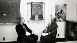 Khenpo Sodargye with Eyal Aviv at George Washington University, April 2013.