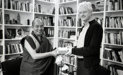 Khenpo Sodargye with Peter van der Veer at Max Planck Institute, April 2013.