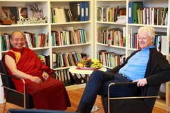 Peter van der Veer and Khenpo Sodargye Science-Religion dialogue session.