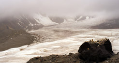Glacier at the summit of Mt. Amne Machen – a still from Ensouling the Mountain.