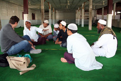 The author with members of a Jama’at in Mae Sot, Northwestern Thailand.