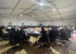 Negotiation session for the WIM Santiago Process © Steven Vertovec, 2022