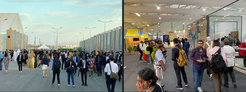 Left: Between buildings - Right: Between pavilions © Steven Vertovec, 2022
