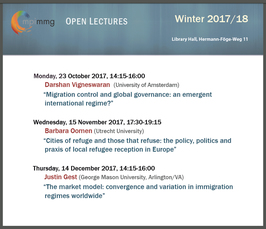 "Migration control and global governance: an emergent international regime?"