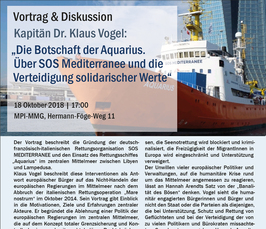 „Die Botschaft der Aquarius. Über SOS Mediterranee und die Verteidigung solidarischer Werte“