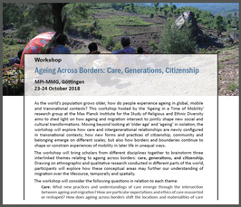 "Ageing across Borders: Care, Generations, Citizenship" 