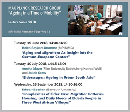 "Complexities of Elder Care: Migration Patterns, Housing, and Daily Needs of Elderly People in Three West African Villages" "Complexities of Elder Care: Migration Patterns, Housing, and Daily Needs of Elderly People in Three West African Villages"