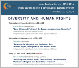 "Justifying the Secular State: Trans-Atlantic Lessons on the Weakness of Rights as a Basis for Secularism" "Justifying the Secular State: Trans-Atlantic Lessons on the Weakness of Rights as a Basis for Secularism"