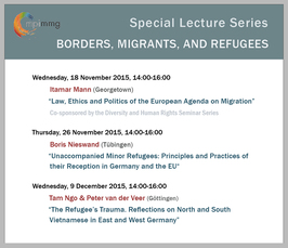 "Unaccompanied Minor Refugees: Principles and Practices of their Reception in Germany and the EU"