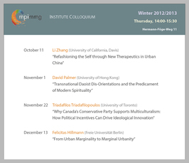 "Transnational Daoist Dis-Orientations and the Predicament of Modern Spirituality" "Transnational Daoist Dis-Orientations and the Predicament of Modern Spirituality"