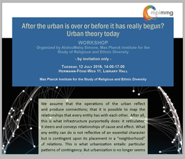 "After the urban is over or before it has really begun? Urban theory today" 