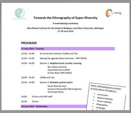 "Towards the Ethnography of Super-Diversity" 