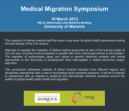 "Medical Migration Symposium"