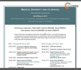 "Medical diversity and its spaces" 