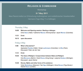 "Religion & Communism: Comparative Perspectives" 