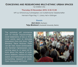 "Conceiving and researching multi-ethnic urban spaces"