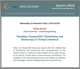 "Goodbye Tocqueville? Christianity and Democracy in Trump’s America"