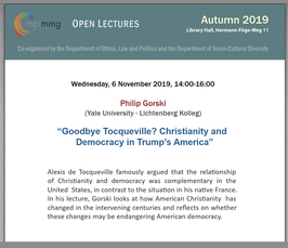 "Goodbye Tocqueville? Christianity and Democracy in Trump’s America" "Goodbye Tocqueville? Christianity and Democracy in Trump’s America"