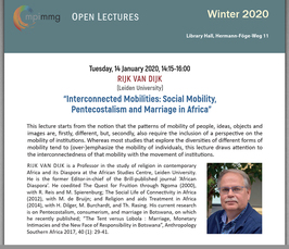 "Interconnected Mobilities: Social Mobility, Pentecostalism and Marriage in Africa"
