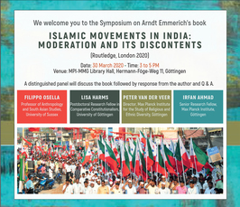 CANCELLED - "Islamic Movements in India: Moderation and its Discontents"