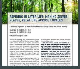 "Aspiring in Later Life: Making Selves, Places, Relations Across Locales"