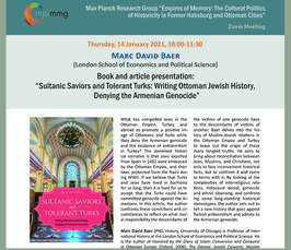 Book and article presentation: “Sultanic Saviors and Tolerant Turks: Writing Ottoman Jewish History, Denying the Armenian Genocide”