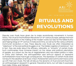 Peter van der Veer: "Rituals and Revolutions"