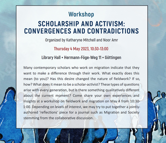 "Scholarship and Activism: Convergences and Contradictions"